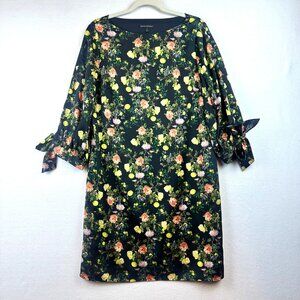 Banana Republic Floral Shift Dress Womens 8 Small Cottage Boho Brunch Cocktail